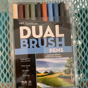 Tombow brush markers and zebra mid liner bundle for sale